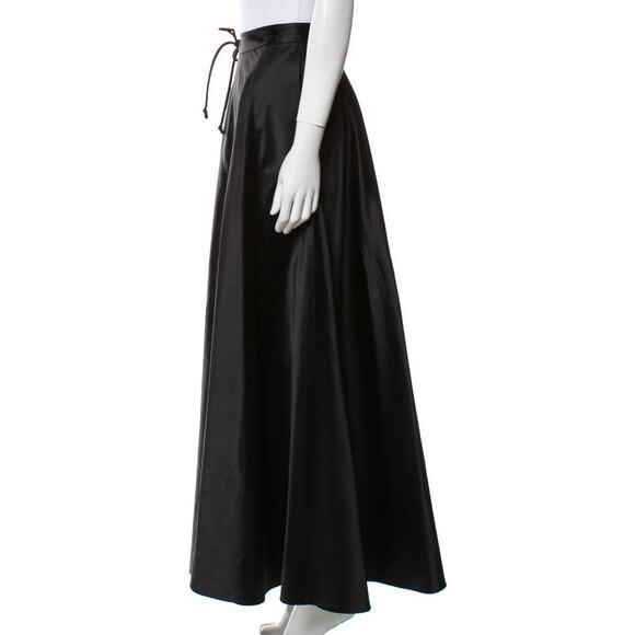 Ralph Lauren Collection Purple Label Runway Silk Maxi Skirt Black Long 1999 90s - Picture 15 of 16